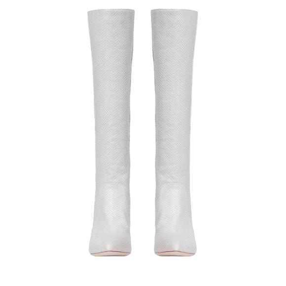 NEW PAIGE women's carmen boot in snake pearl - Picture 3 of 3